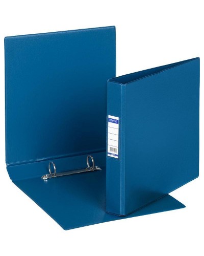 Папка на 2-х кольцах BANTEX 35мм 1303-01 А5 синяя горизон. Россия , 4746