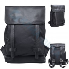 Рюкзак ACTION, молодежный, разм. 40х30х10 см, черный, нейлон+иск.кожа, AB11305/BK