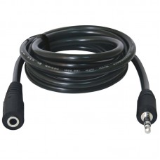 Кабель удлинительный Defender JACK02-05 аудио JACK (M) - JACK (F), 1,5м, черный, 262235, 87511