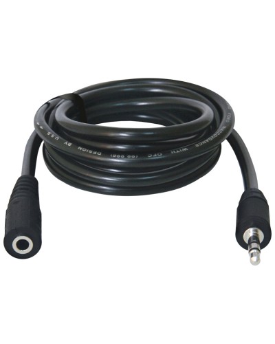 Кабель удлинительный Defender JACK02-05 аудио JACK (M) - JACK (F), 1,5м, черный, 262235, 87511