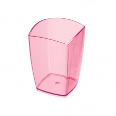 Подставка стакан Attache Selection Flamingo прозрачно-розовый,913423