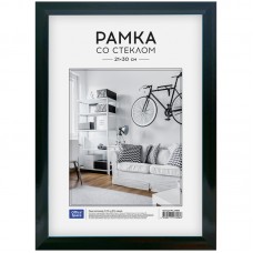 Рамка пластиковая 21*30см, OfficeSpace, №12, черная, 261130, РП_19808