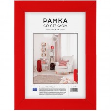 Рамка пластиковая 15*21см, OfficeSpace, №10/1, красная,258952,РП_19501