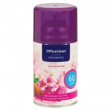 Сменный баллон OfficeClean "Весенняя сакура и сладкий миндаль" сух. расп., 250мл, 262641/264641