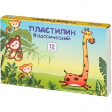 Пластилин №1 School Джунгли 12 цв., 180 гр, 1361919
