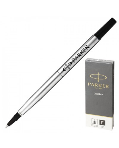 Стержень для роллеров, черные чернила, толщина линии Fine, арт. PARKER-1950277,691253
